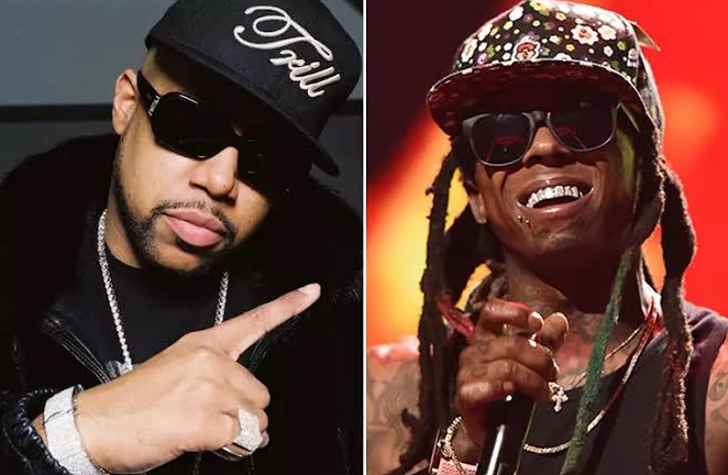 Pimp C and Lil Wayne side by side for Pimp C 3 Way Freak produced by Mr. Lee