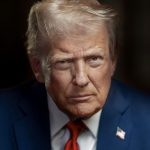 Official 2025 presidential portrait of Donald Trump
